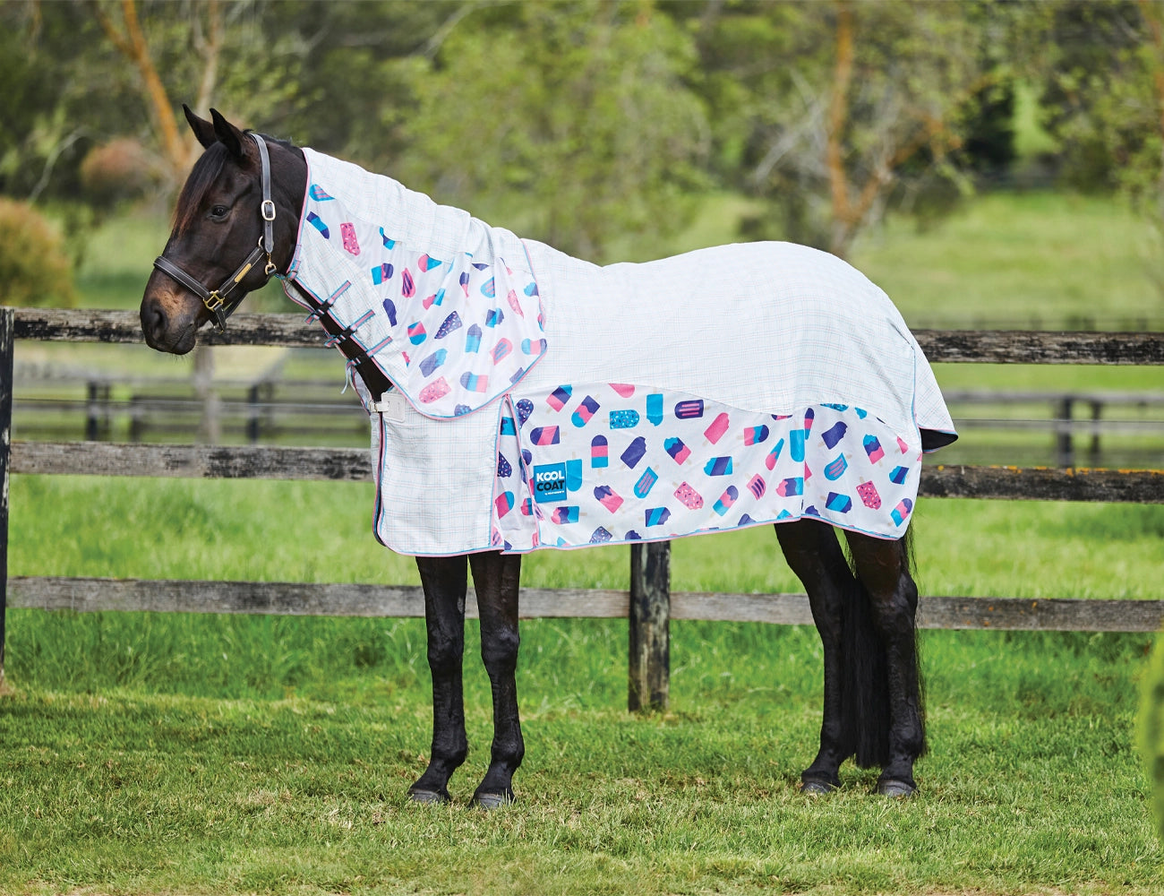 Kool Coat Cotton Airstream Combo Ice Cream Print