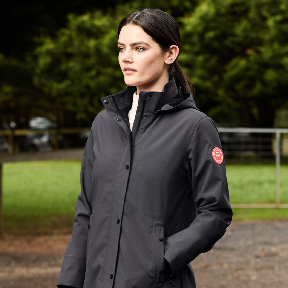 WEATHERBEETA WATERPROOF SAPPORO SNAP DETAIL JACKET