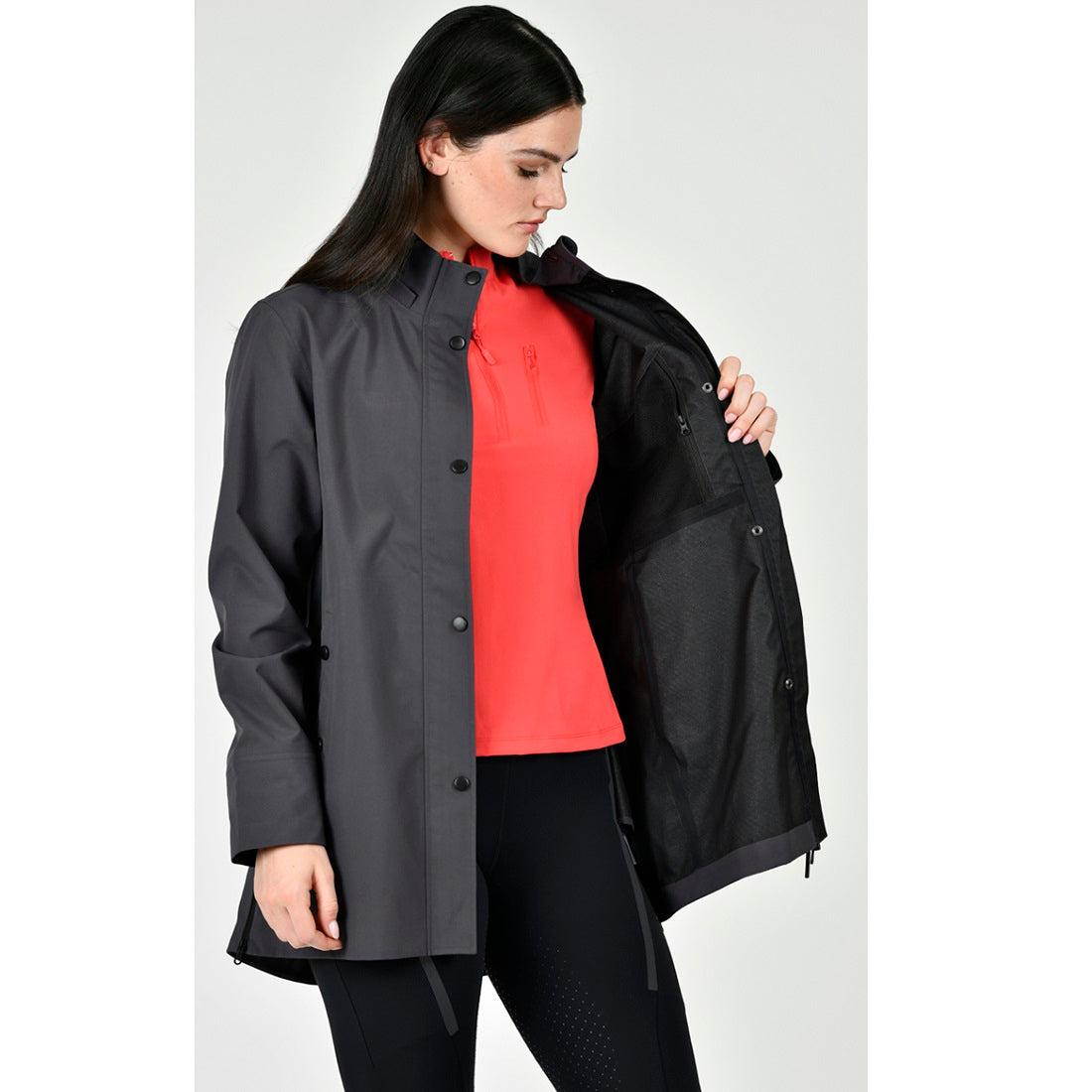 WEATHERBEETA WATERPROOF SAPPORO SNAP DETAIL JACKET