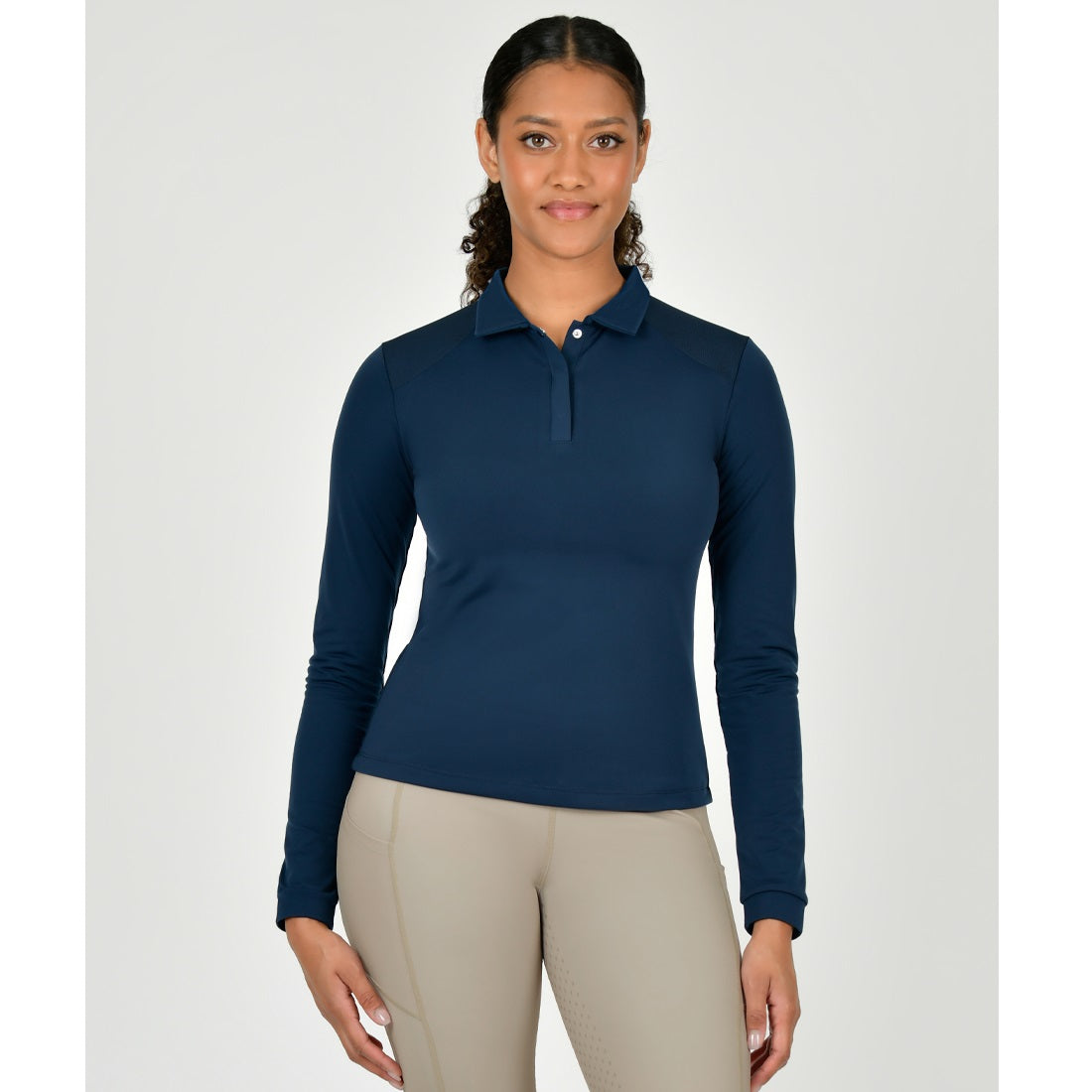 Dublin Thelma Thermal Long Sleeve Polo