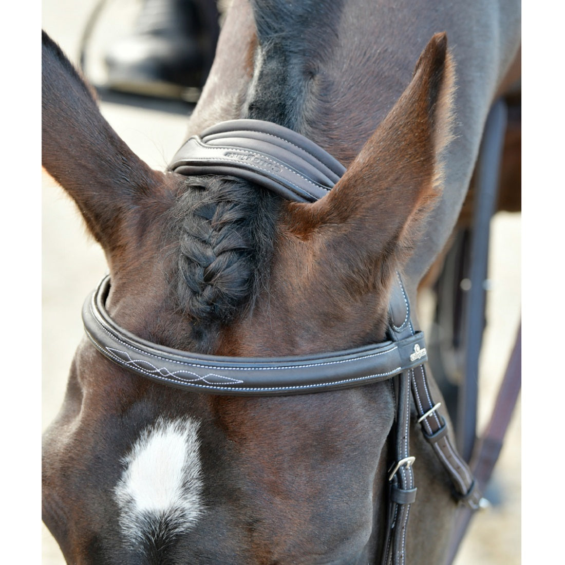 Collegiate Comfitec Opulux Fancy Stitch Padded Hanoverian Bridle