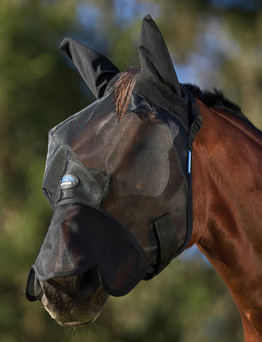 Weatherbeeta Comfitec Insect Guard Fly Mask with Ears & Nose