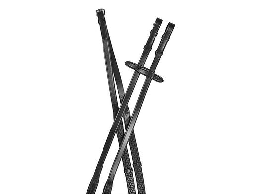 COLLEGIATE RUBBER GRIP REINS WITH STOPS 54"