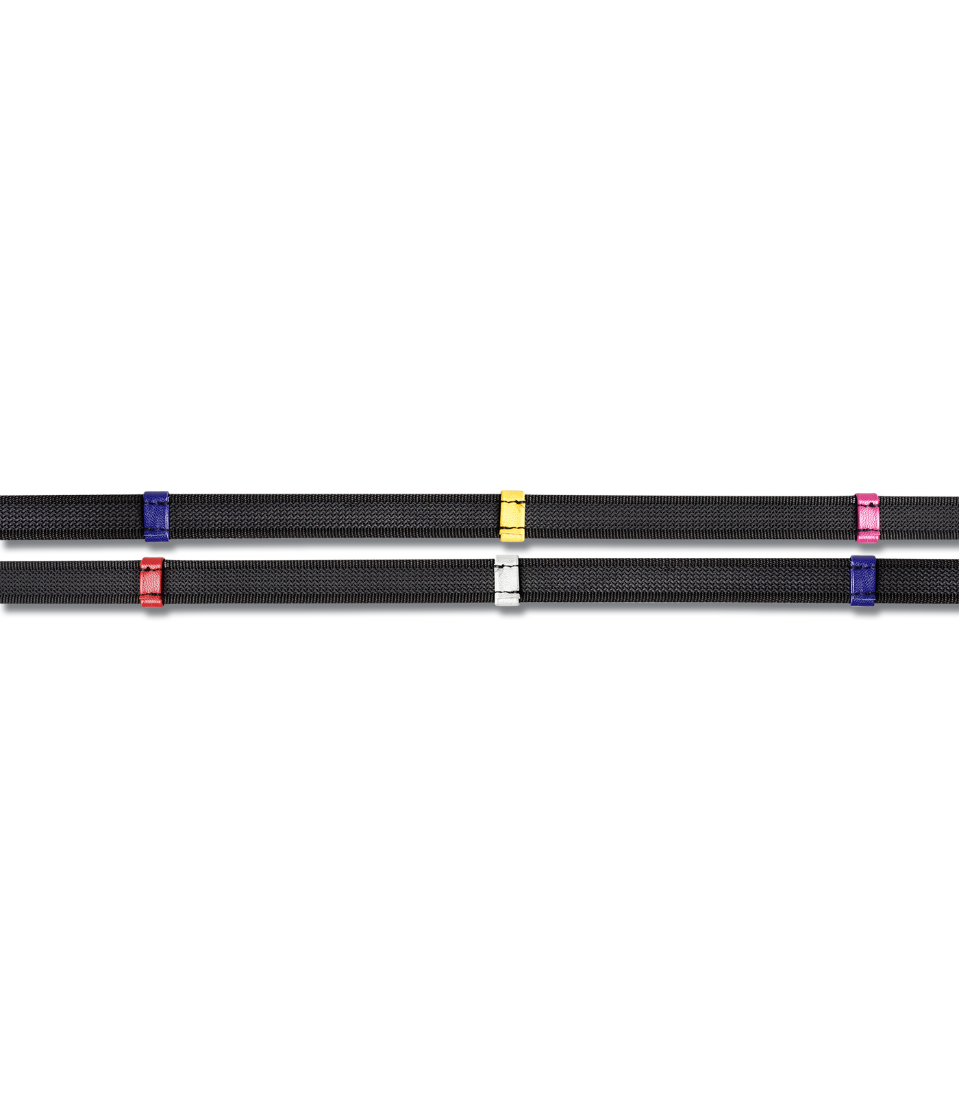 WALDHAUSEN X-LINE NON-SLIP REINS WITH COLOURED STOPS