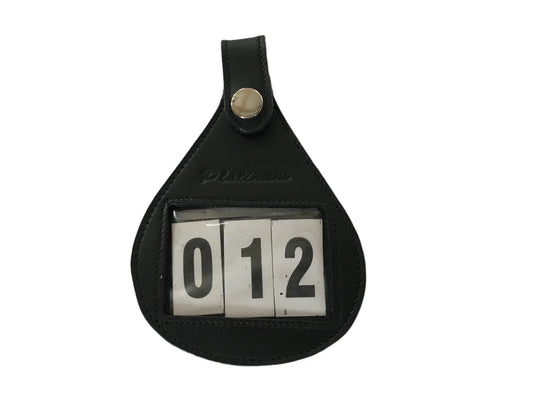 Platinum Leather Number Holder