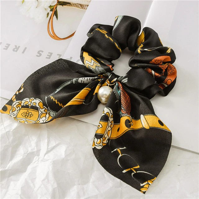 Printed Hair Scrunchie