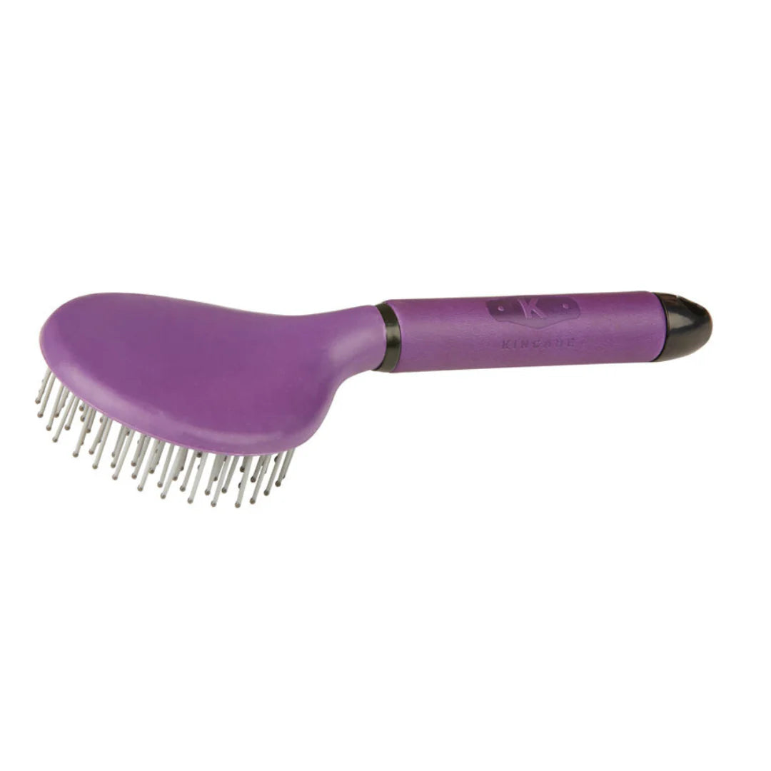 Kincade Leather Embossed Mane and Tail Brush