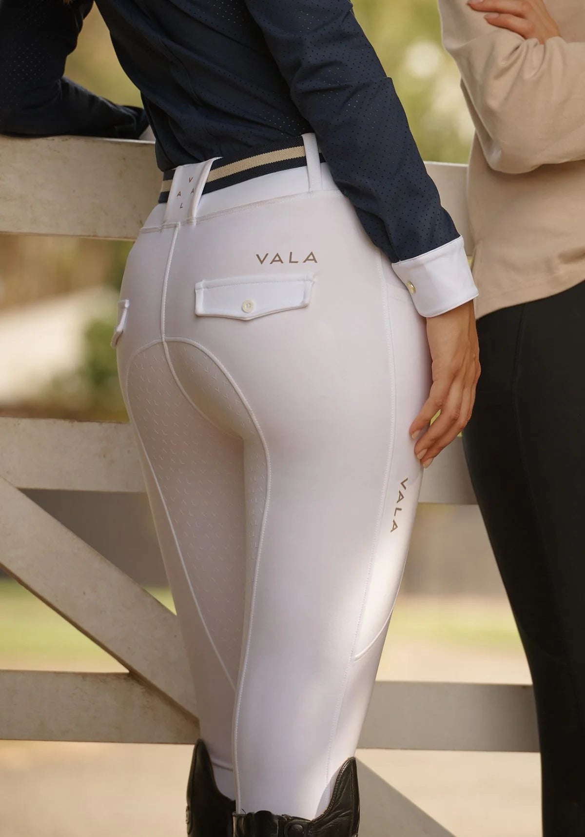Vala Sculpt And Smooth Riding Breeches - White
