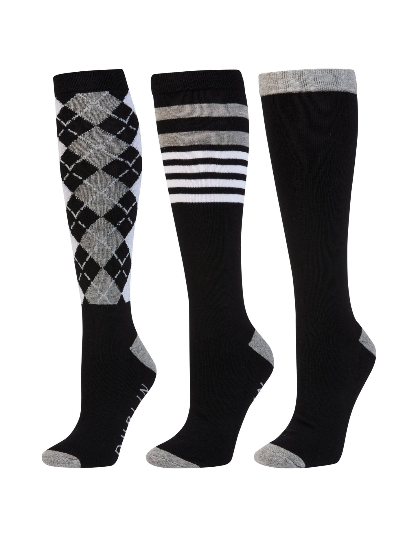 DUBLIN 3 PACK SOCKS ADULT