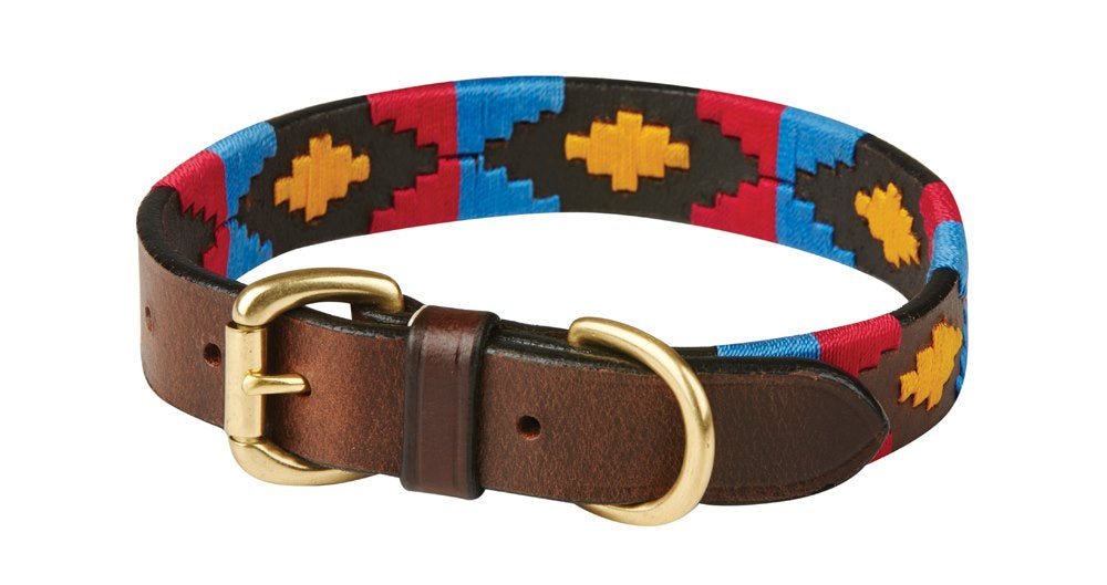 WEATHERBEETA POLO LEATHER DOG COLLAR