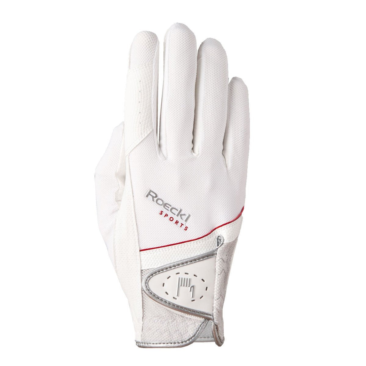 Roeckl Patent Trim Gloves - White