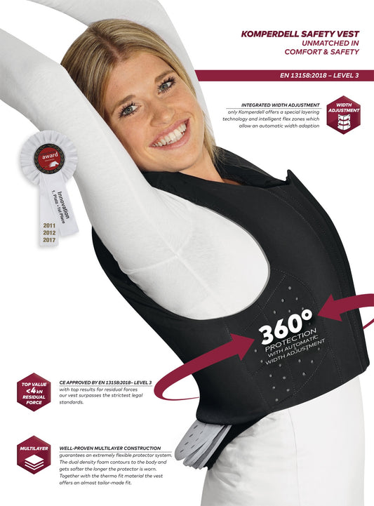 Komperdell Adults Regular Fit Front Zip Body Protector