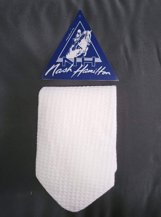 Nash Hamilton White Waffle Cotton Stock