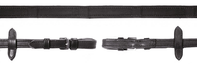 Durasoft Leather/Rubber Grip Reins