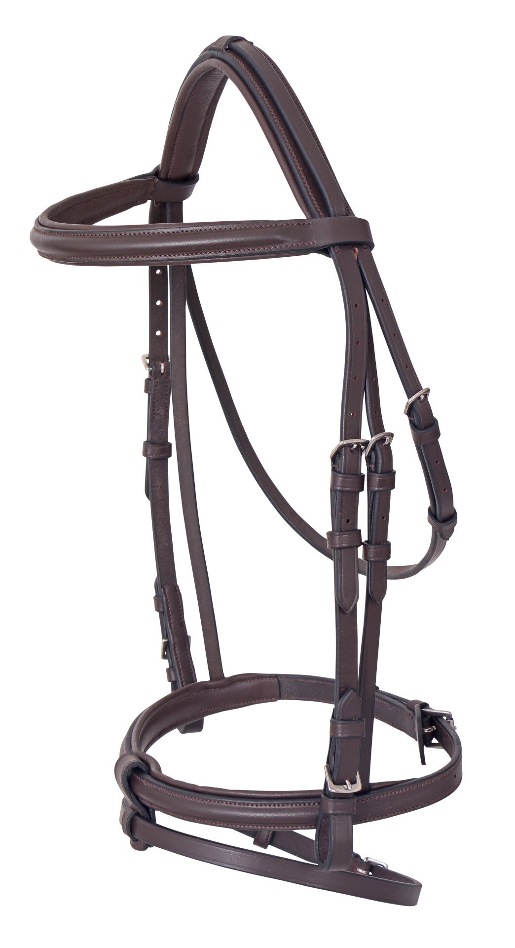 Platinum Padded Raised Hanoverian Bridle