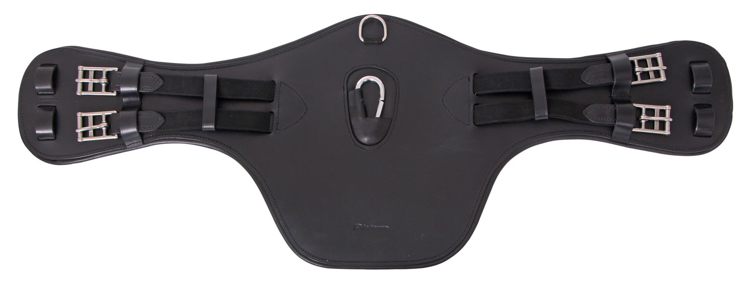 Platinum Leather Short Stud Guard Girth