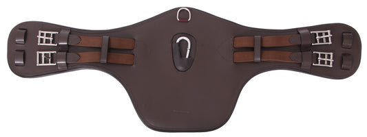 Platinum Leather Short Stud Guard Girth