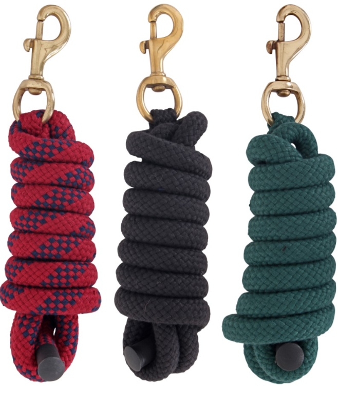 Blue Tag Cotton Weave Horse Lead