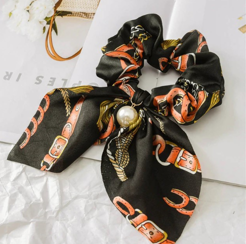 Printed Hair Scrunchie