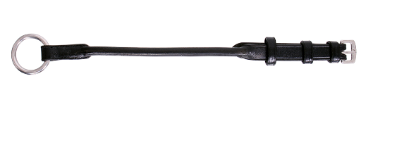 Platinum Rolled Leather Gag Cheek Straps