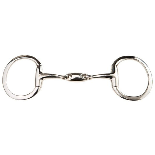 Korsteel JP Stainless Steel Oval Link Eggbutt Snaffle