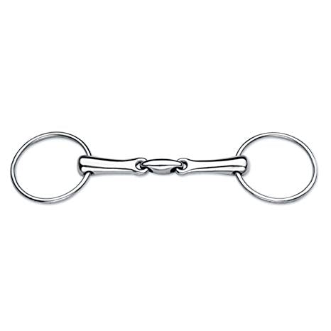 Korsteel Stainless Steel Oval Link Loose Ring Snaffle Bit