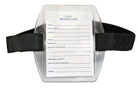 WB PLASTIC MEDICAL ARMBAND
