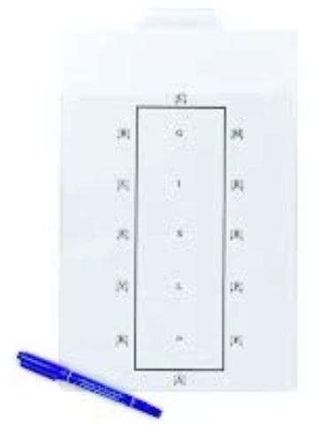 Dressage Test Learner Board