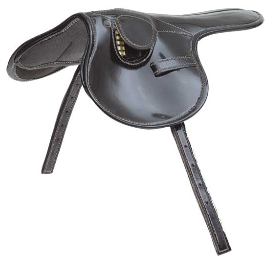 180g  PATENT RACE SADDLE