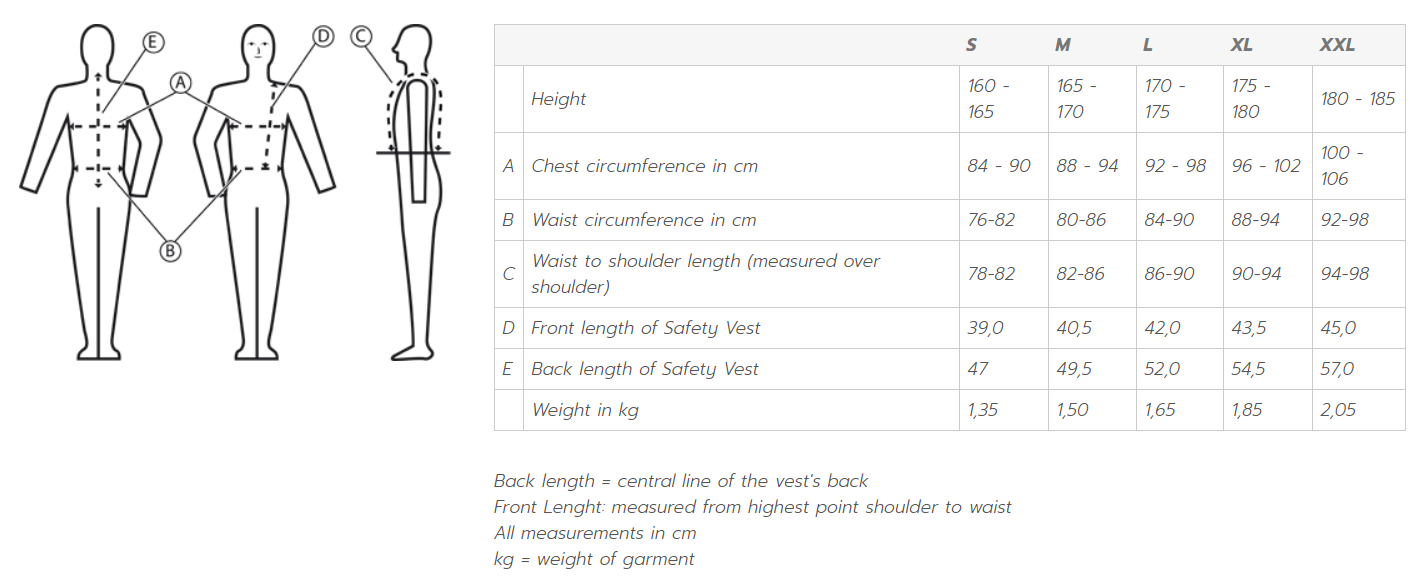 Komperdell Adults Regular Fit Front Zip Body Protector