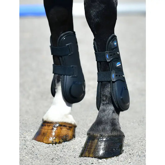 Weatherbeeta Tough-Tec Essential Open Front Boots - Black