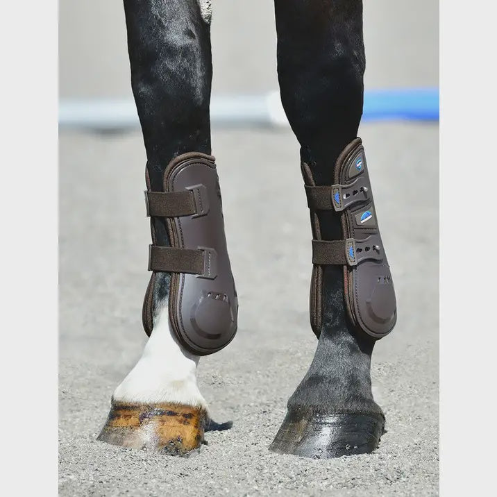 Weatherbeeta Tough-Tec Essential Open Front Boots - Brown