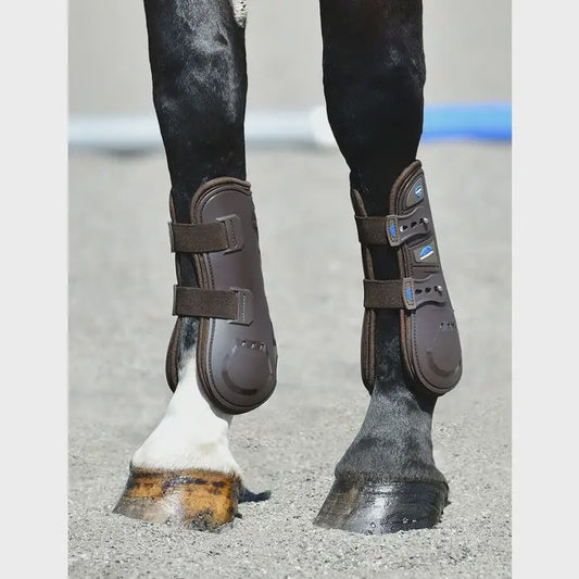 Weatherbeeta Tough-Tec Essential Open Front Boots - Brown