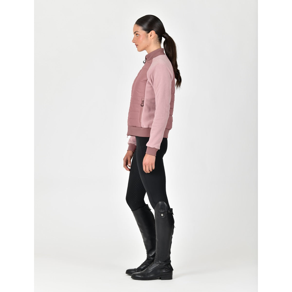 Dublin Ladies Insulated Hybrid Jacket Dusty Rose