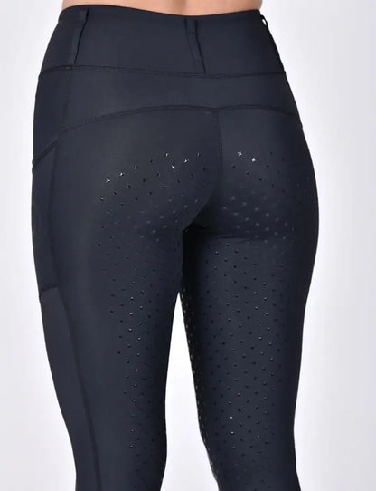 Dublin Form Mesh Riding Tights Black
