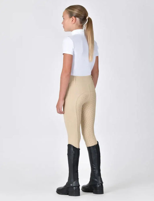 Dublin Kids Form Beige Competition Riding Tights
