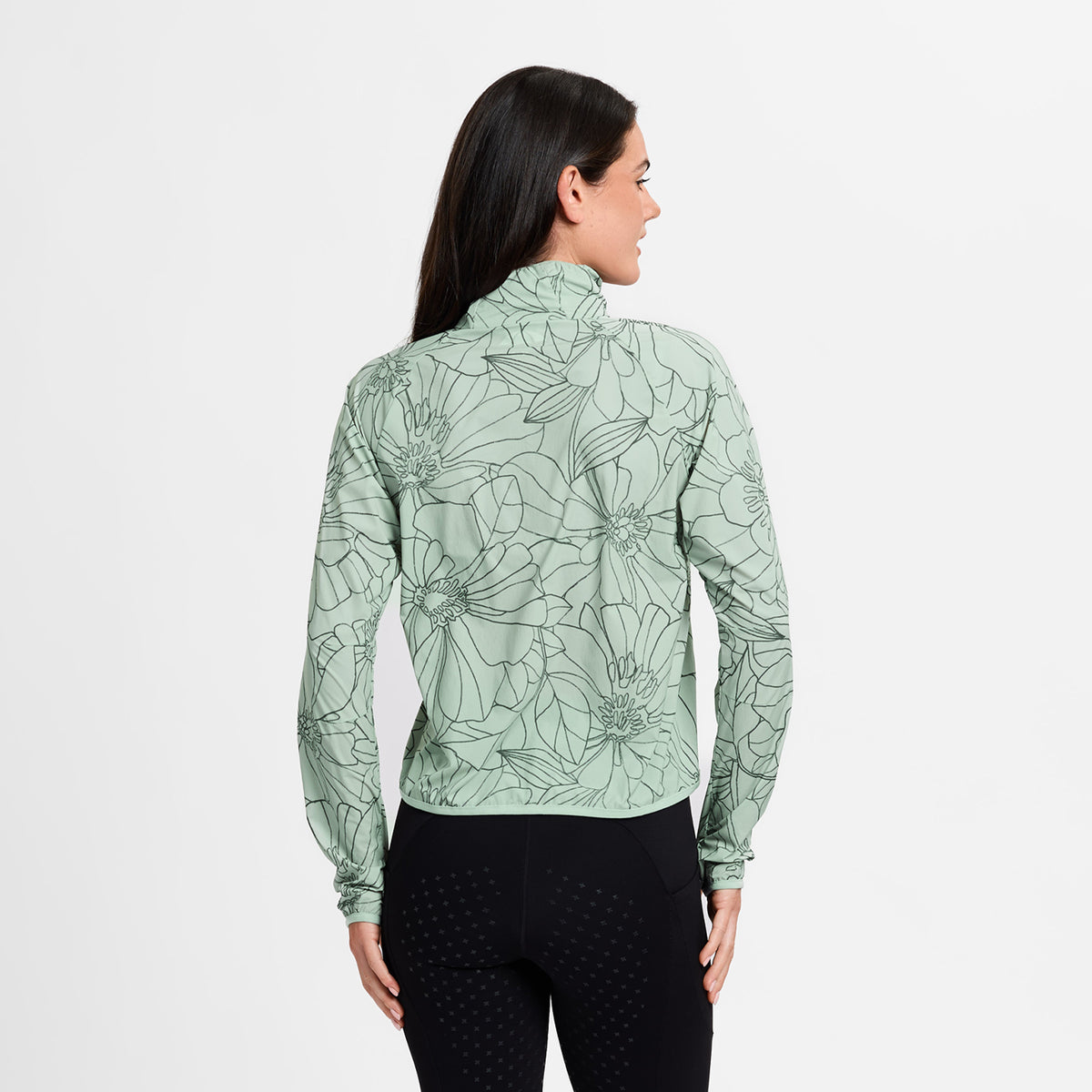 WEATHERBEETA LIGHTWEIGHT UV JACKET SOFT SAGE/IN BLOOM LADIES LARGE/14