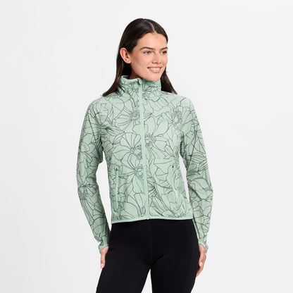 WEATHERBEETA LIGHTWEIGHT UV JACKET SOFT SAGE/IN BLOOM LADIES LARGE/14
