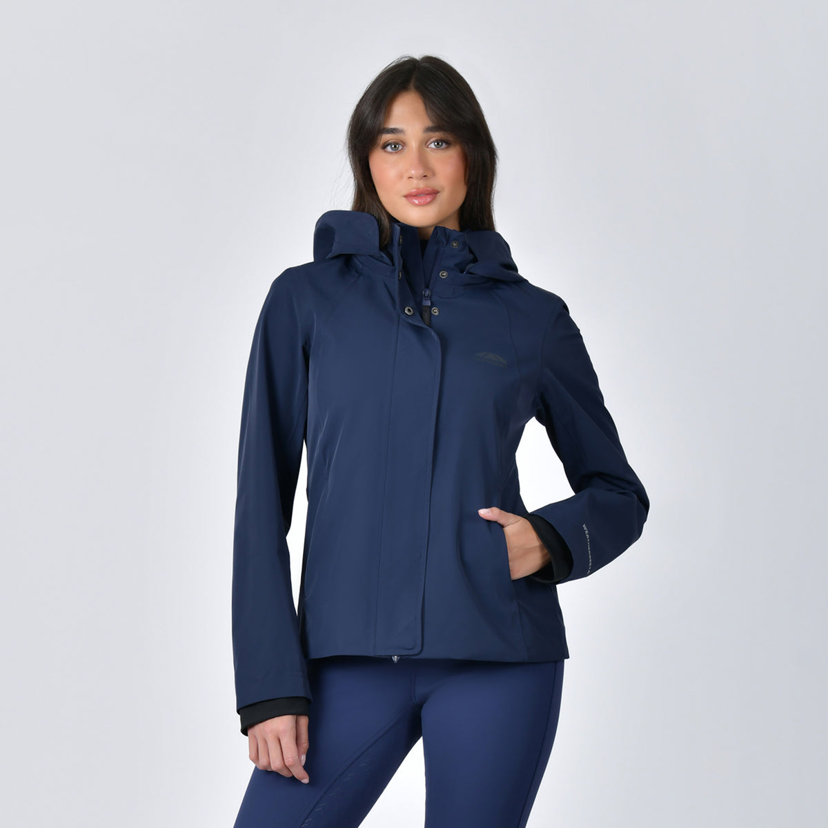 WEATHERBEETA PROTECT WATERPROOF RIDING JACKET NAVY