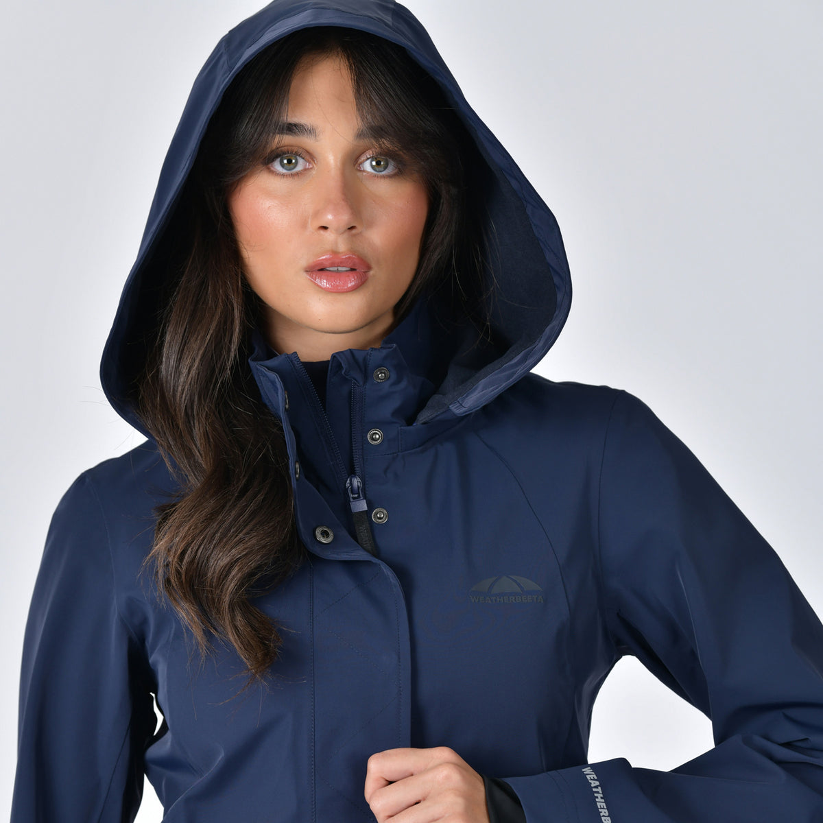 WEATHERBEETA PROTECT WATERPROOF RIDING JACKET NAVY