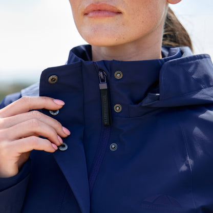 WEATHERBEETA PROTECT WATERPROOF RIDING JACKET NAVY