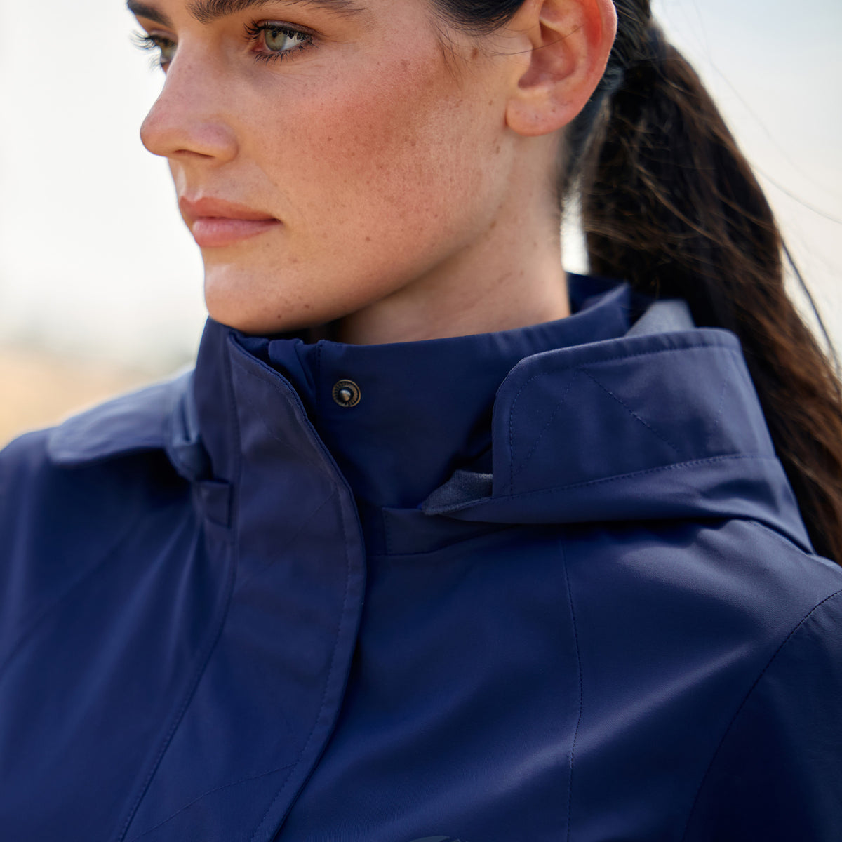 WEATHERBEETA PROTECT WATERPROOF RIDING JACKET NAVY