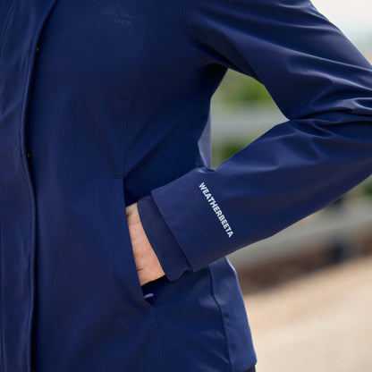 WEATHERBEETA PROTECT WATERPROOF RIDING JACKET NAVY