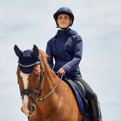 WEATHERBEETA PROTECT WATERPROOF RIDING JACKET NAVY