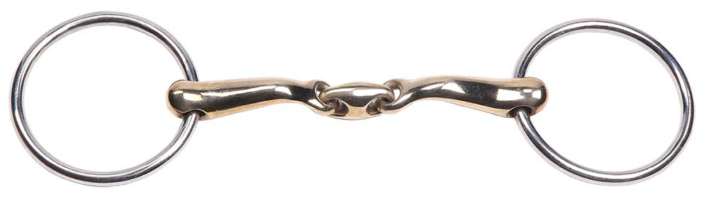 Training Snaffle Curved Gold