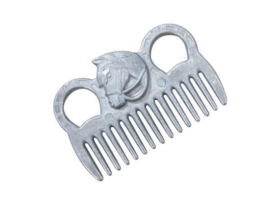 Roma Mane Comb Horse Head Aluminium