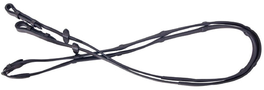 Platinum Soft Padded leather Reins - Billet stud