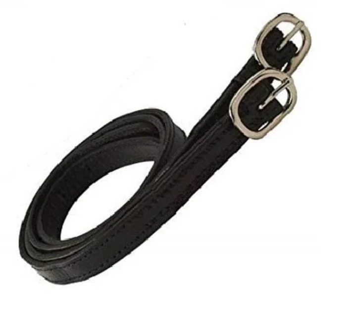 Kincade Leather Spur Straps Black