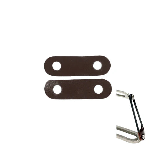 Peacock Iron Leather Straps-Pair