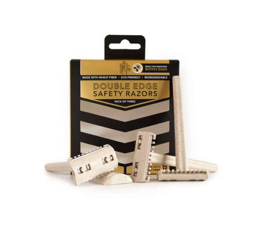 Hairy Pony Double Edge Safety Razors - 3 Pack